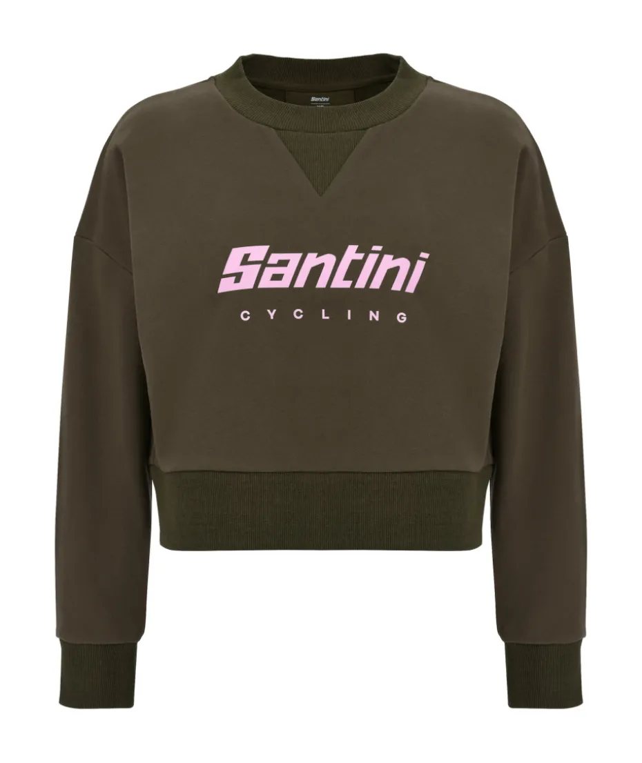 BRAND - SUDADERA CORTA PARA MUJER